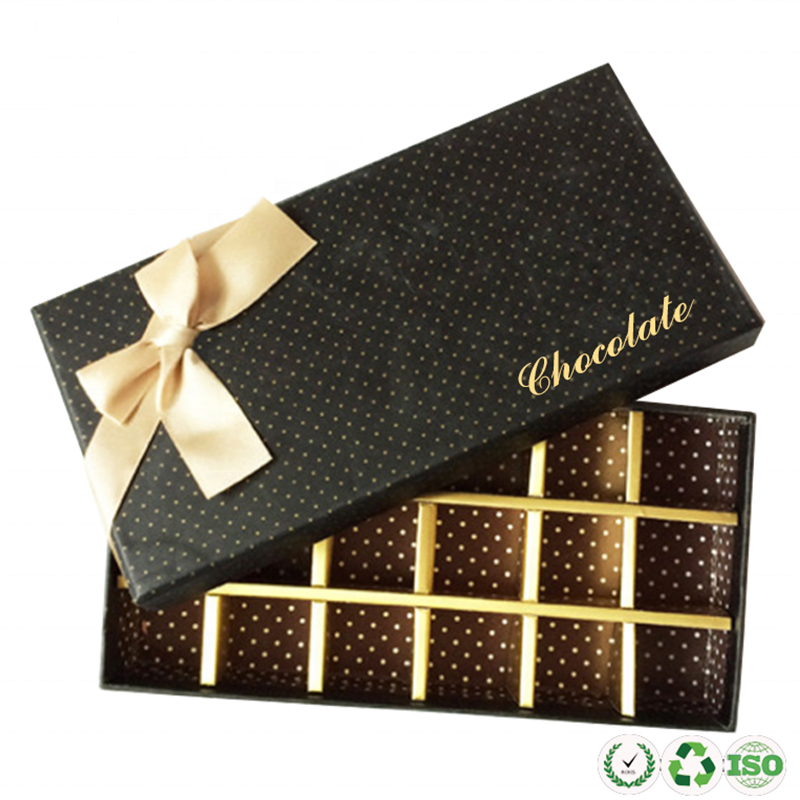 Προσαρμοσμένη συσκευασία κουτιού καραμέλας με χαρτί σοκολάτας