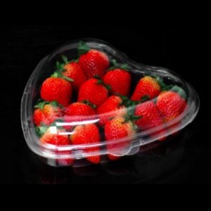 Καρδιοειδές διαφανές καπάκι 185*45 mm κιβωτίων